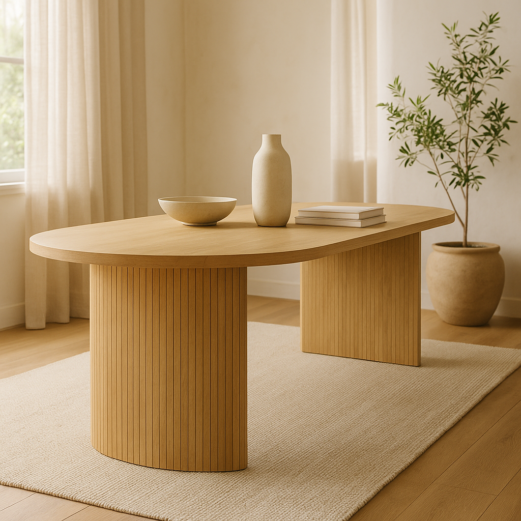 Burleigh Small Fluted Dining Table