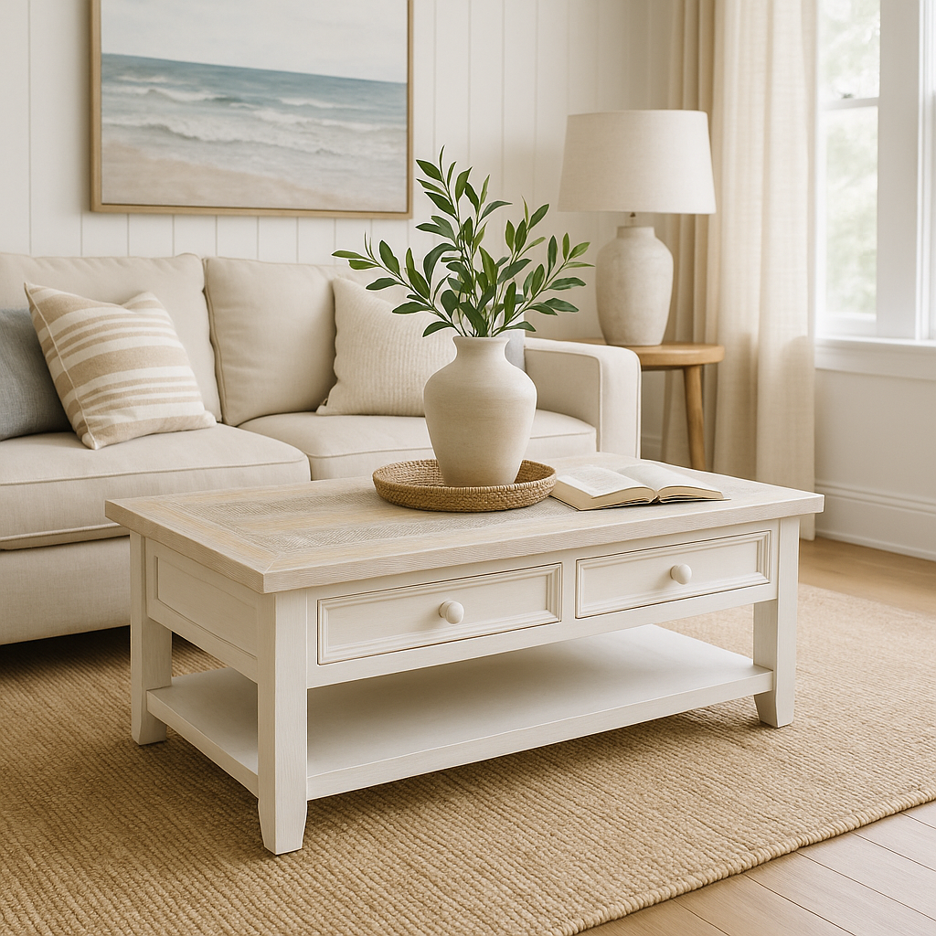 Noosa 2 Drawer Coffee Table