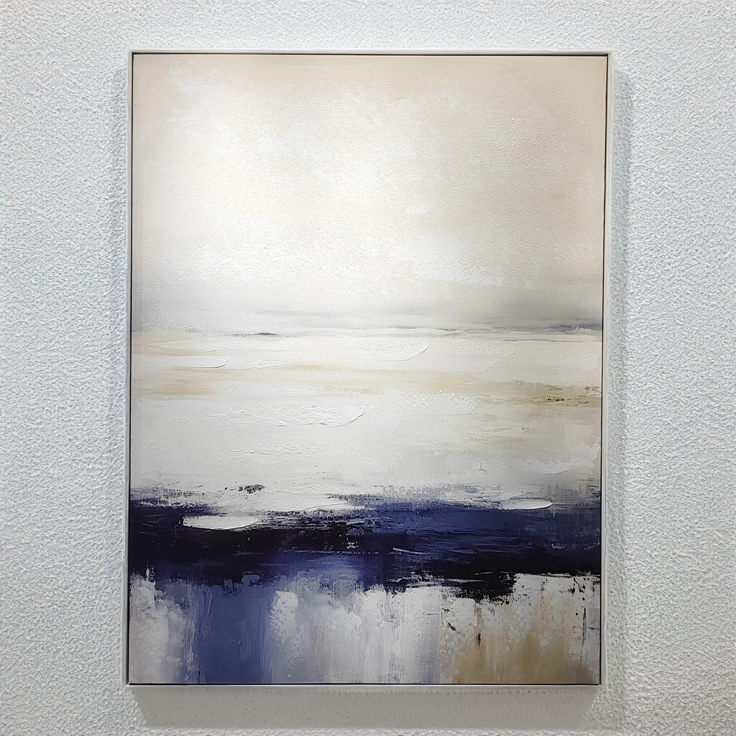 Blue Abstract Two Canvas Art