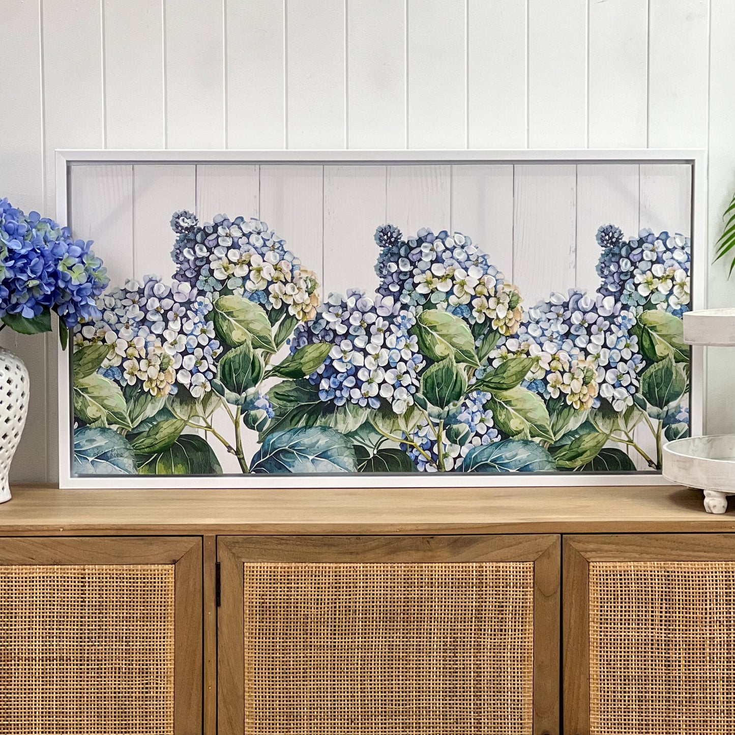 Skinny Hydrangea Canvas