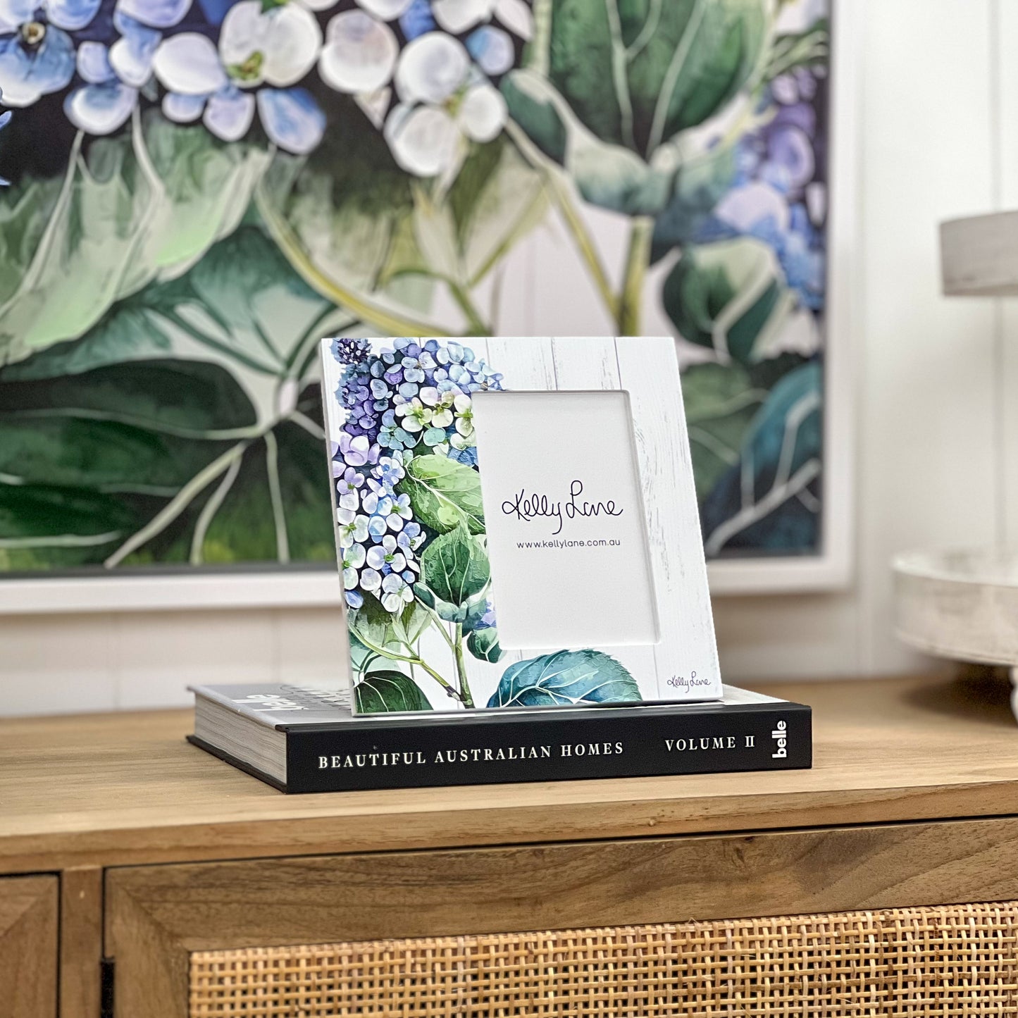 Weatherboard Hydrangea Photo Frame