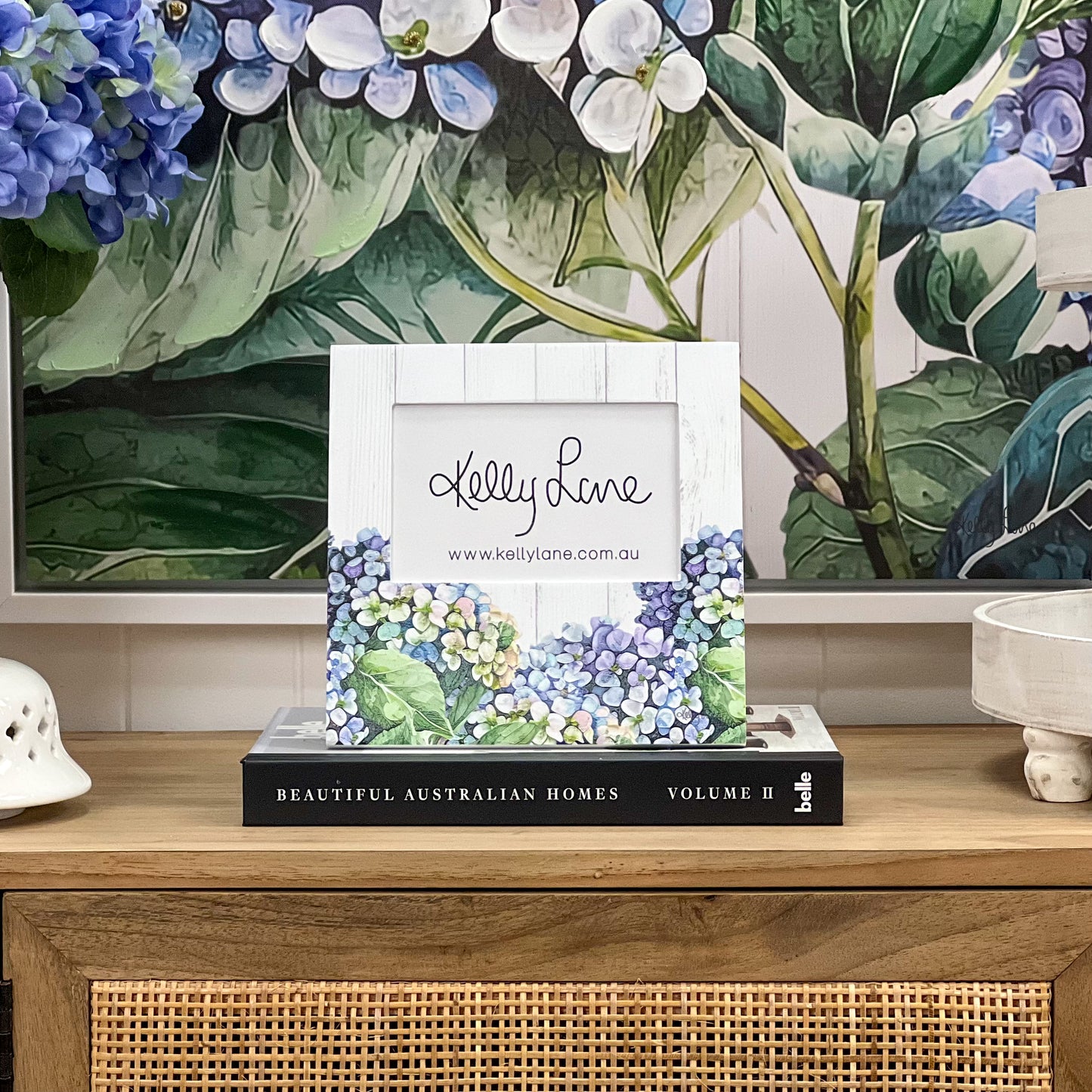 Landscape Weatherboard Hydrangea Photo Frame