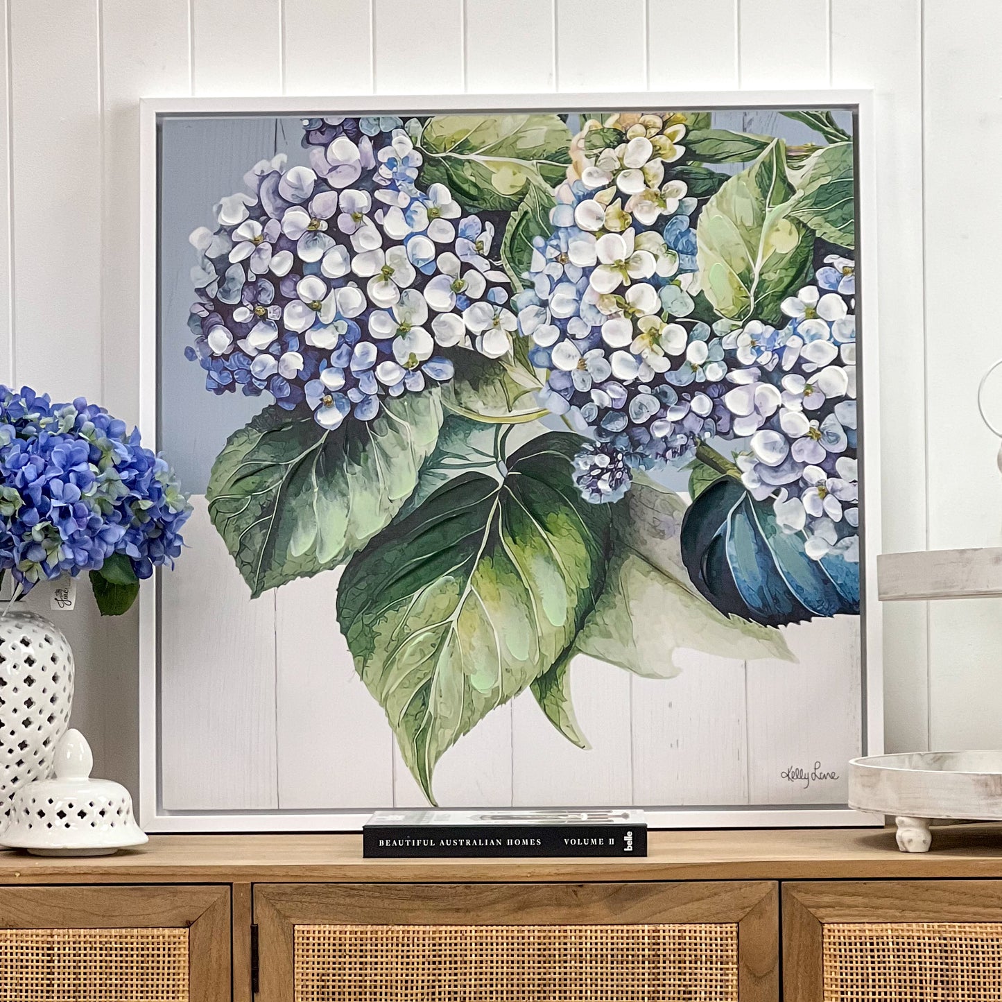 Square Hydrangea Canvas