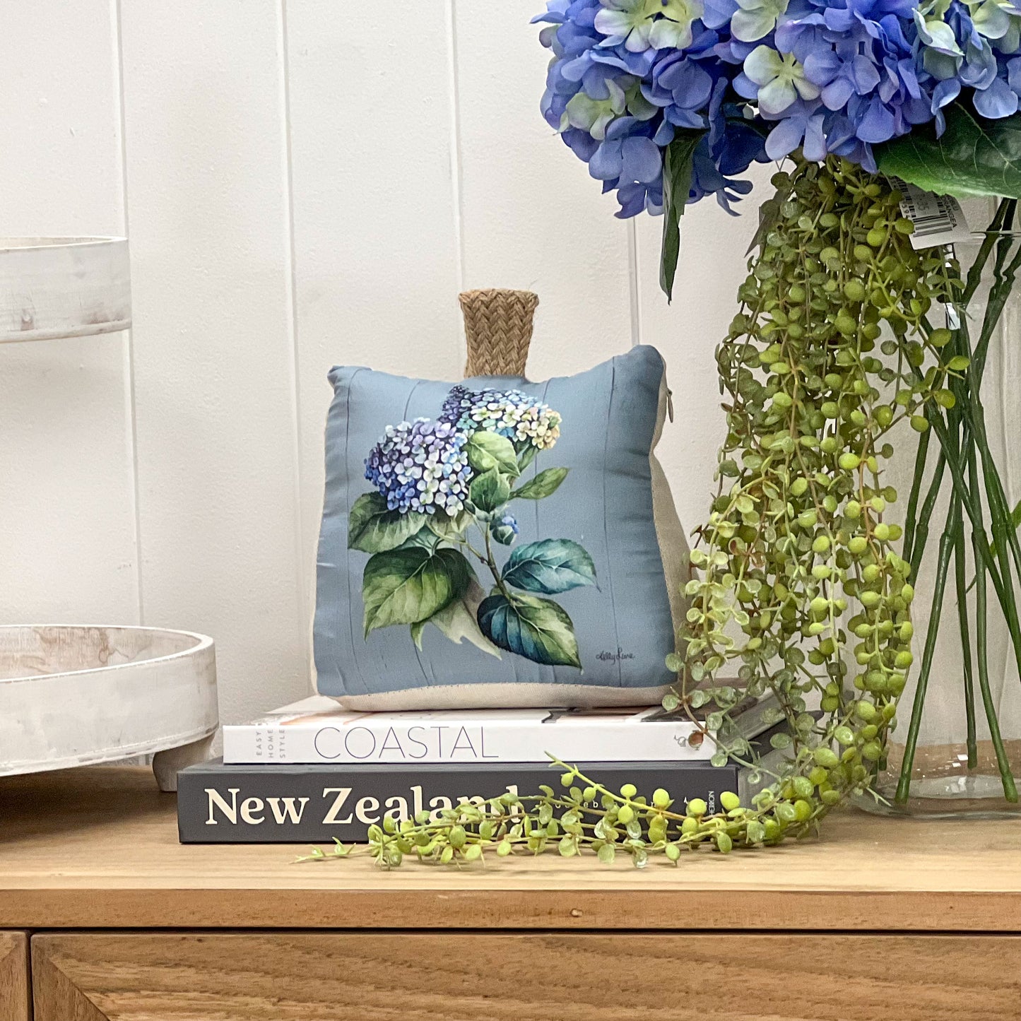 Blue Hydrangea Door Stop
