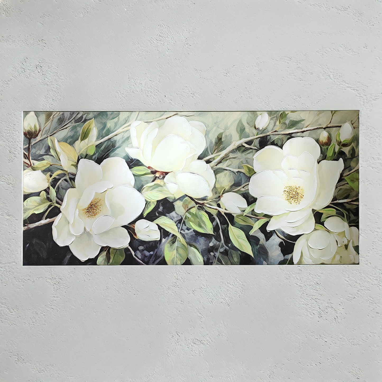 Magnolia Bush Canvas Art