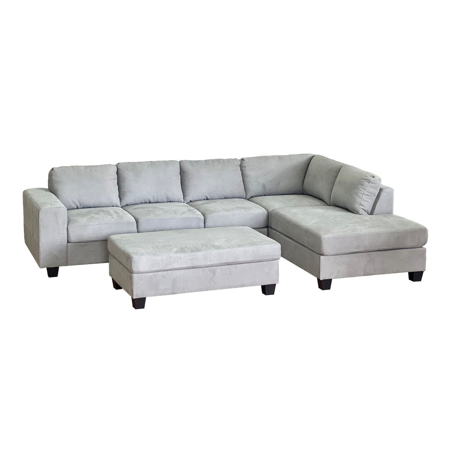 Brighton Chaise Lounge + Ottoman (Elephant)