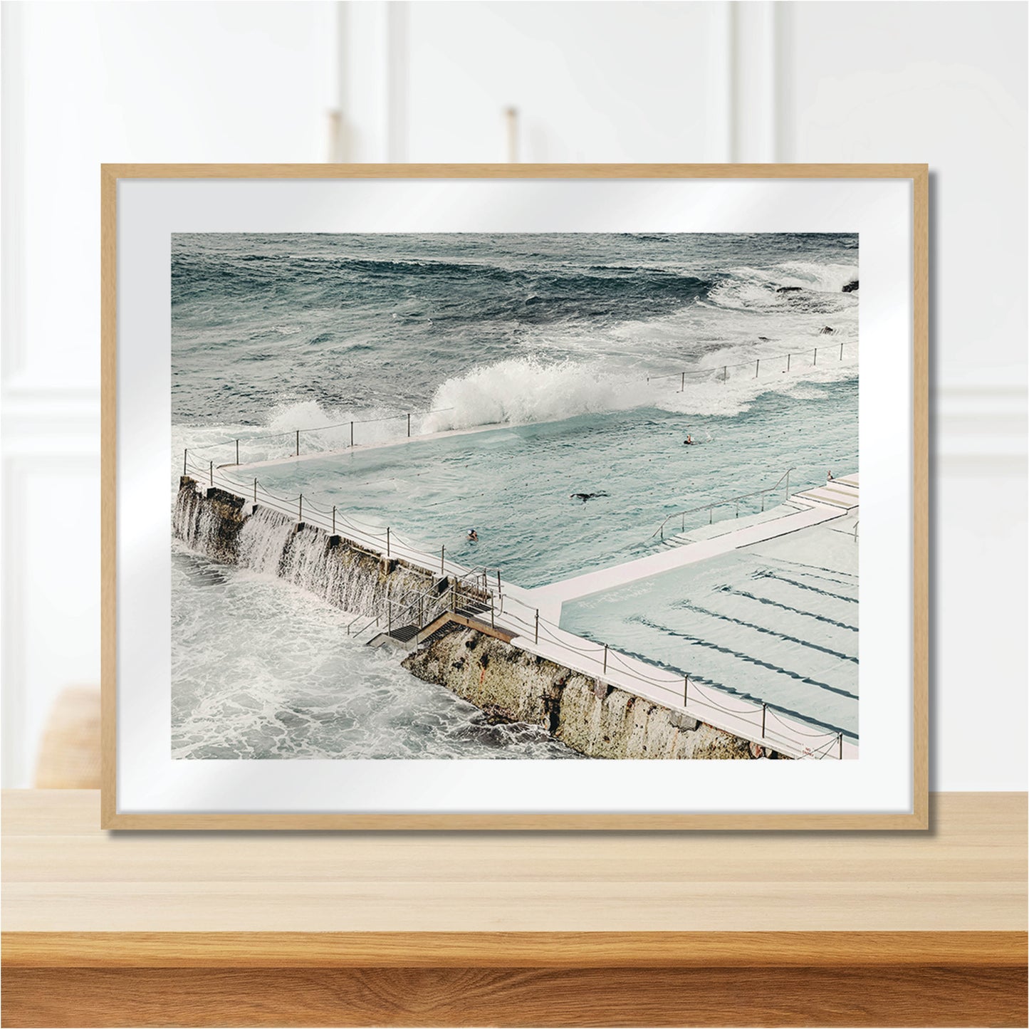 Beach Pools Framed Art