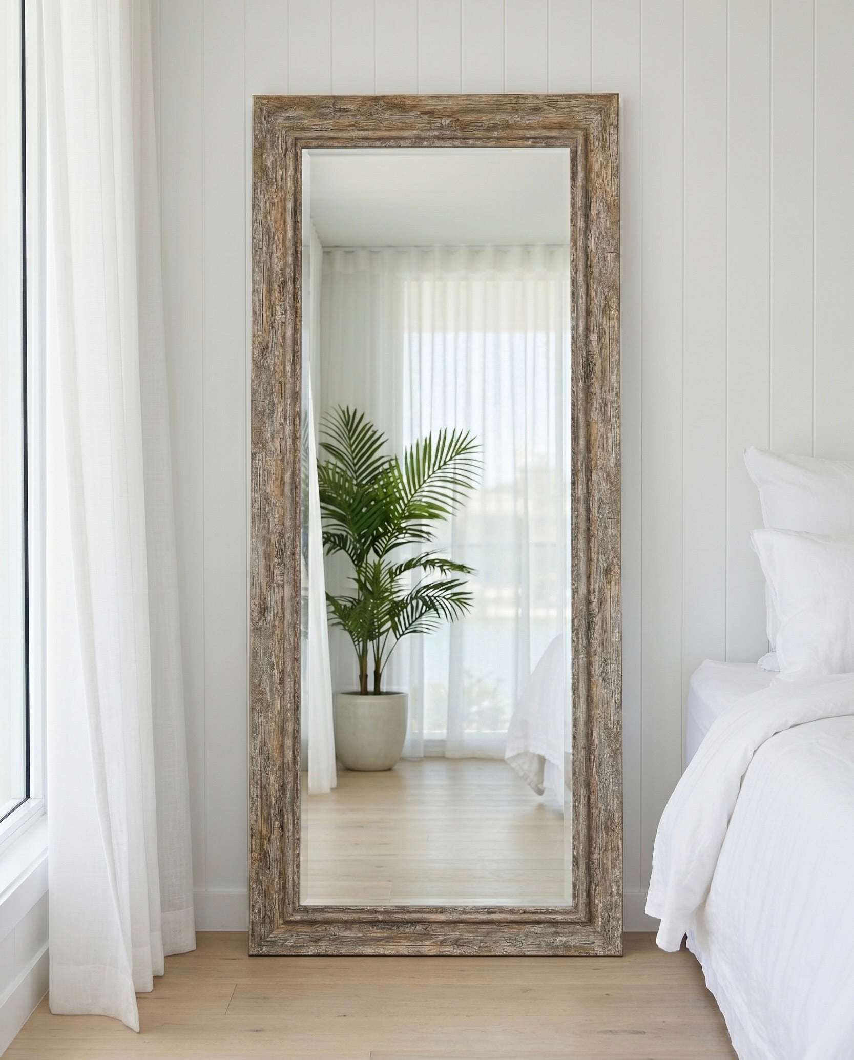Skinny Driftwood Mirror