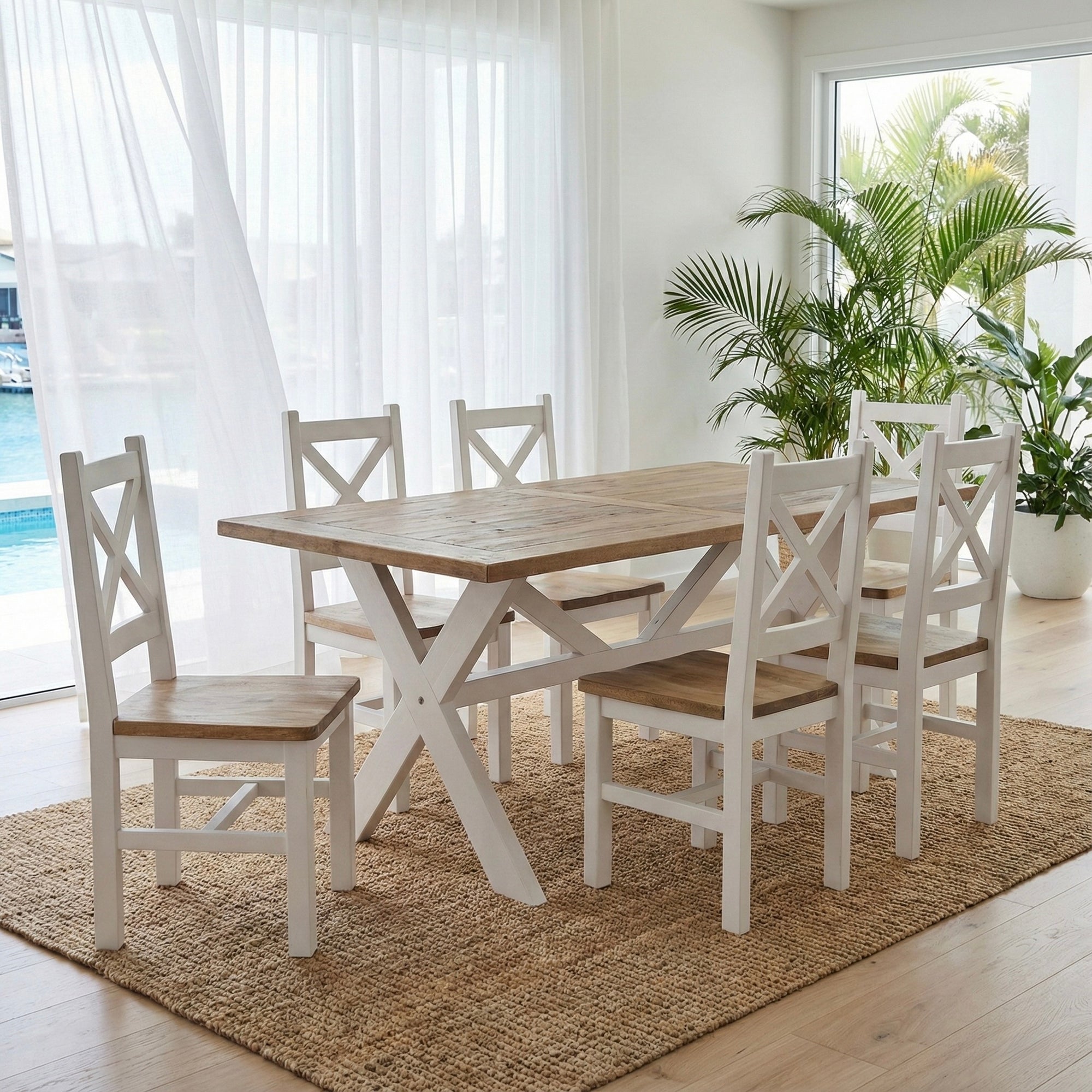 Beach House 1800 Dining Table