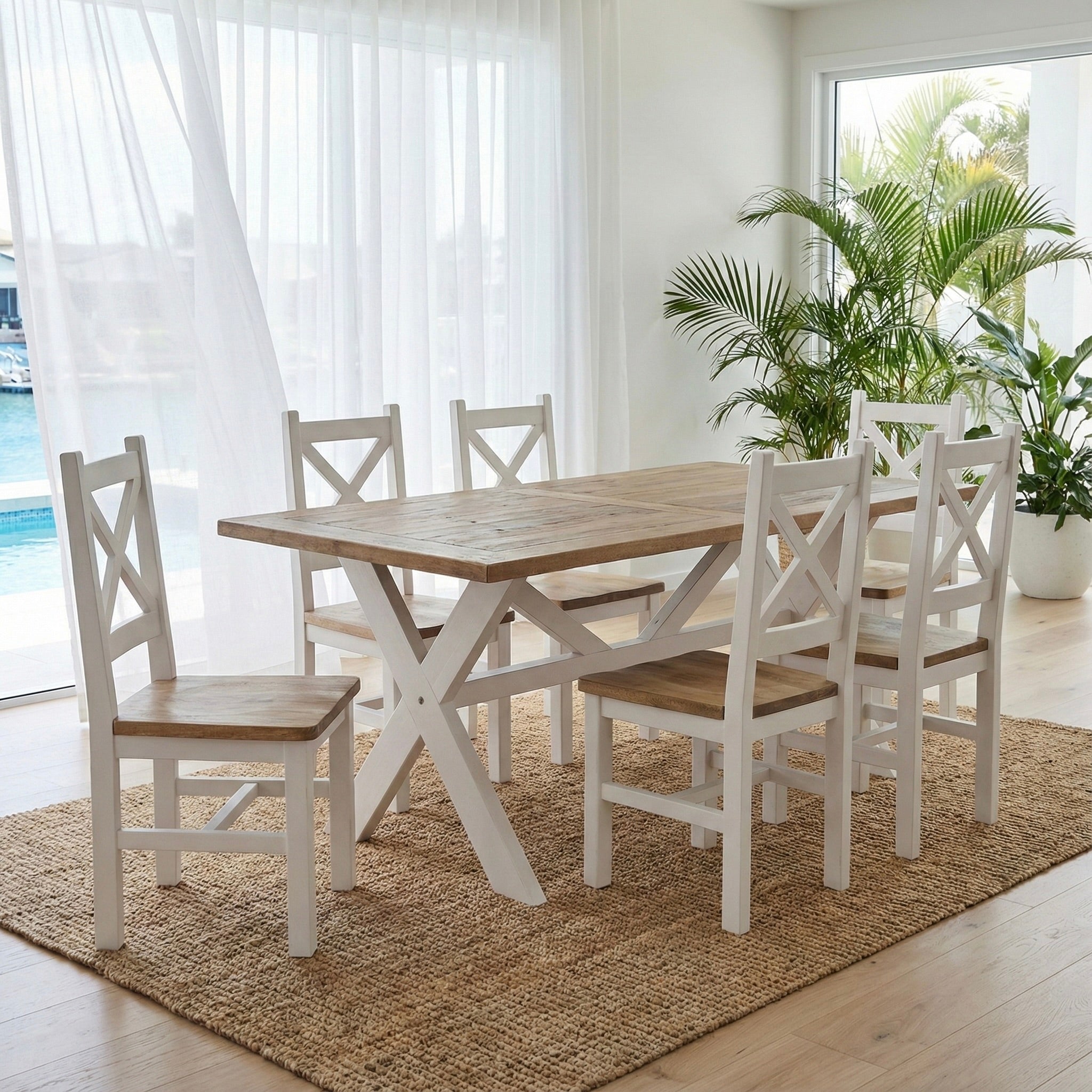 Beach House 1800 Dining Table