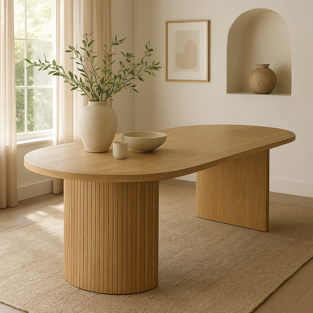 Burleigh Large Fluted Dining Table