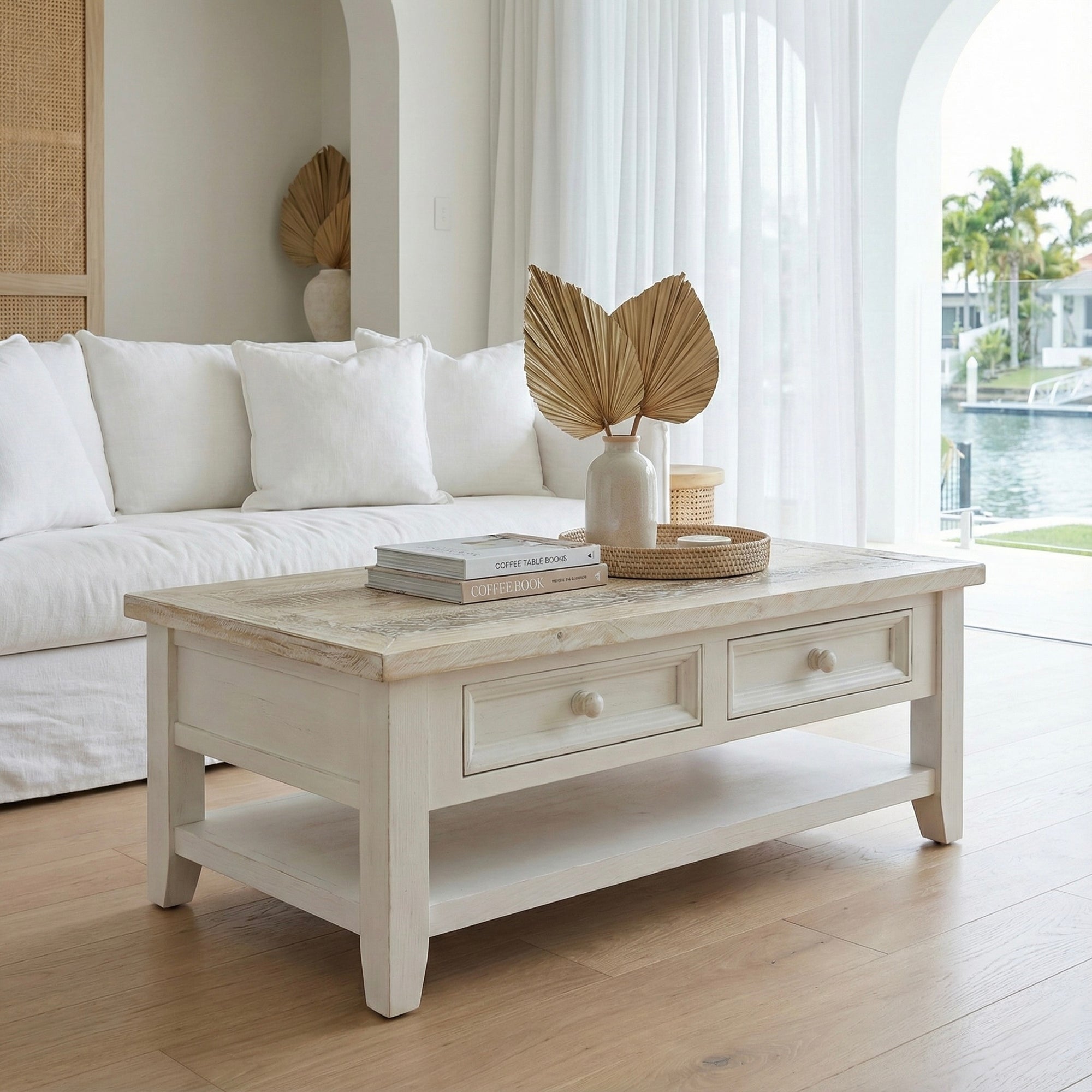 Noosa 2 Drawer Coffee Table