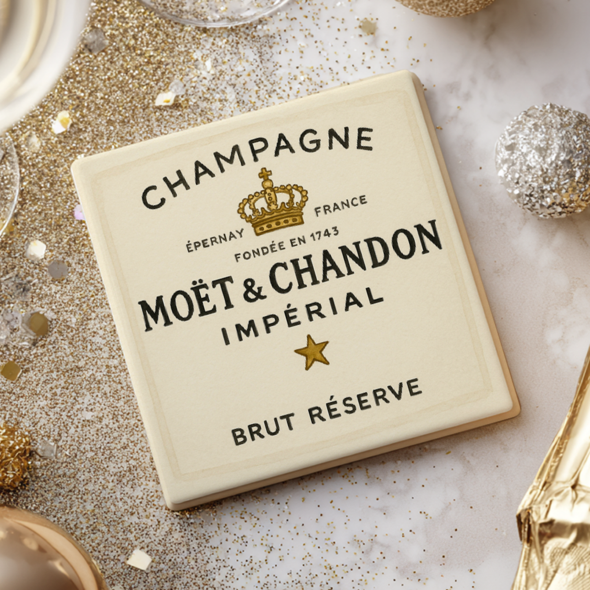 Champagne Themed Coasters