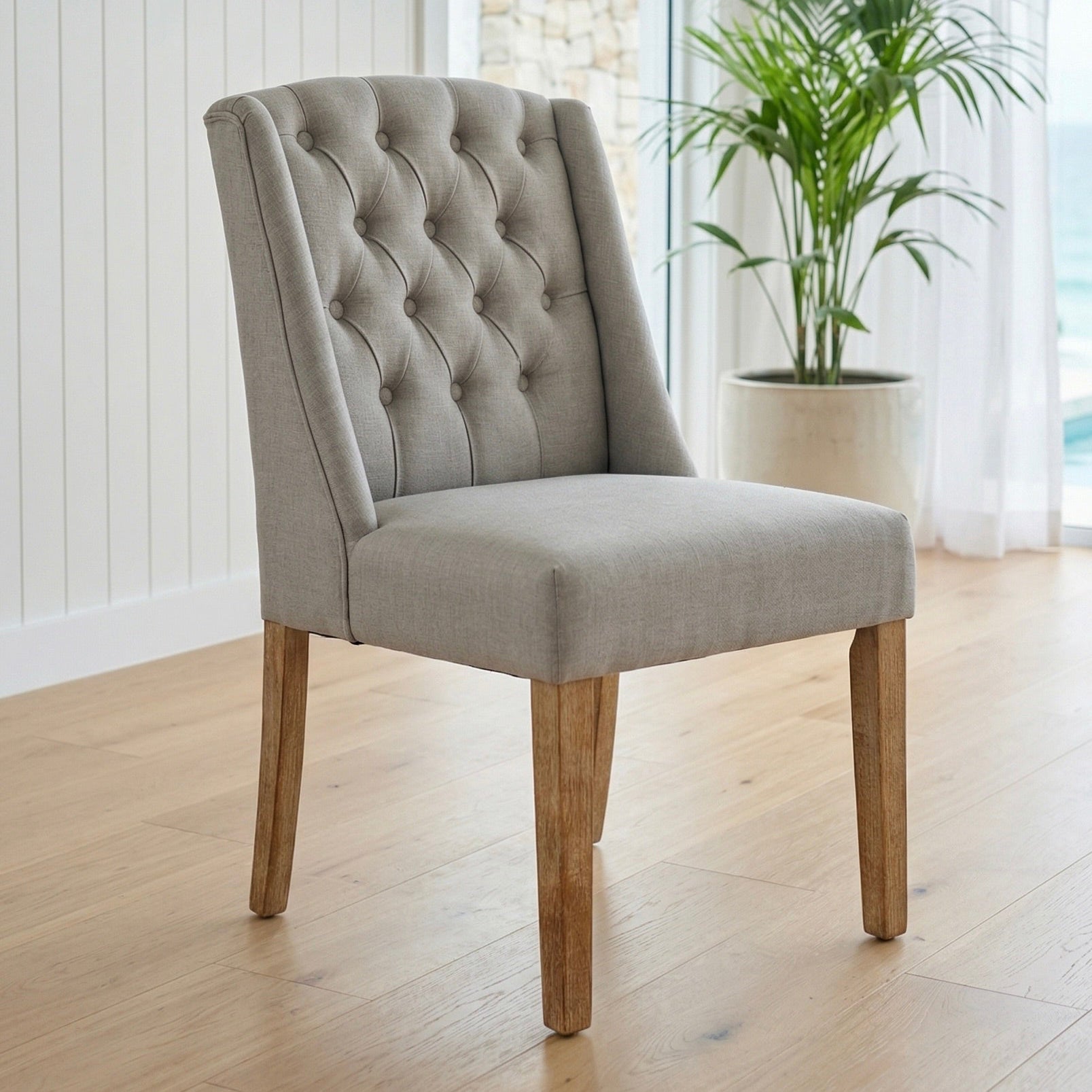 Grey Classic Dining Chair