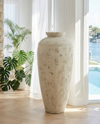Milia Antique White Pot