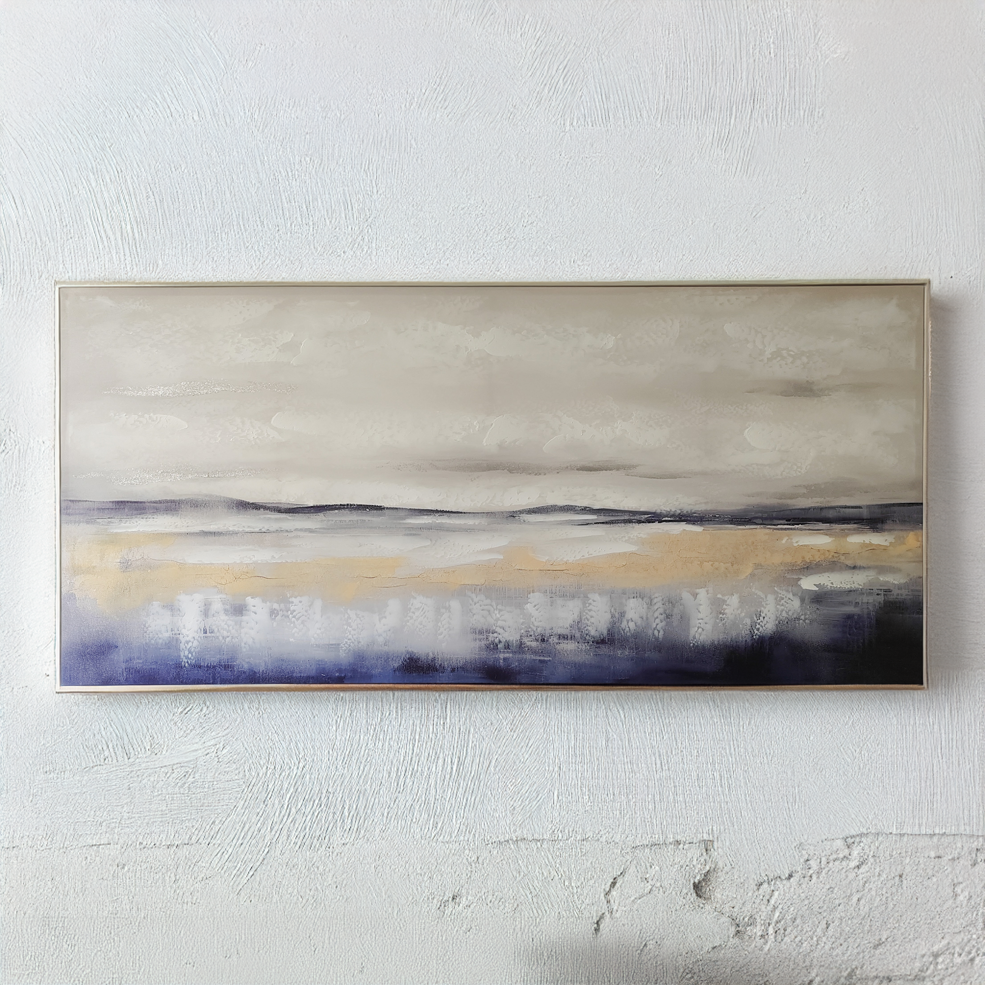 Abstract Blue Canvas Art