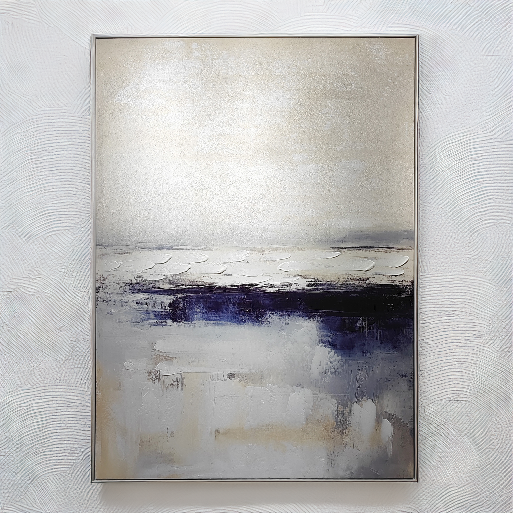 Blue Abstract One Canvas Art