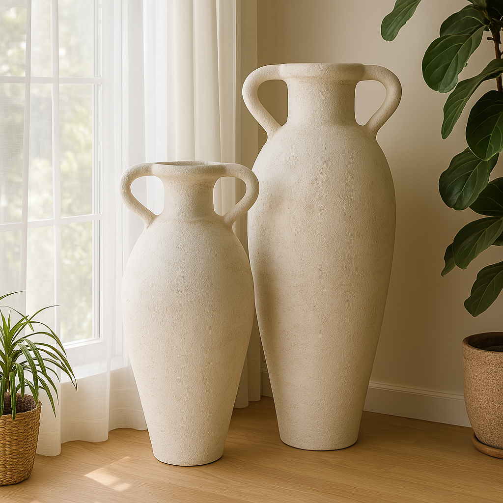 Capri Pot (Burning White)