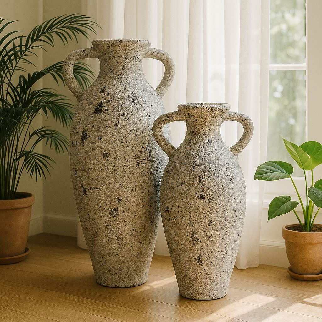 Capri Pot (Volcanic White)