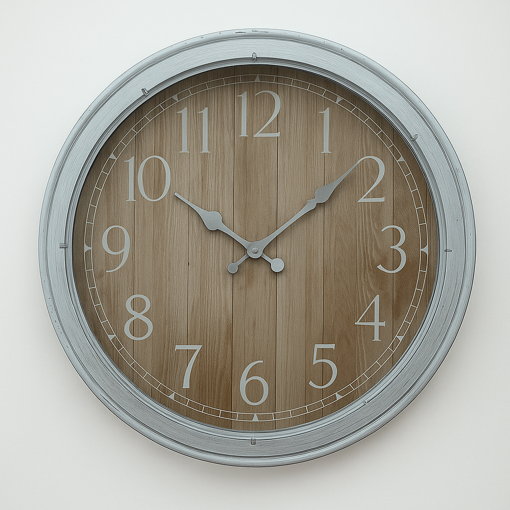 Natural Weatherboard Clock