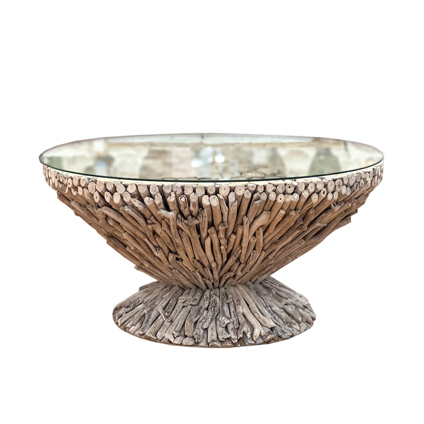 Coral Hourglass Coffee Table