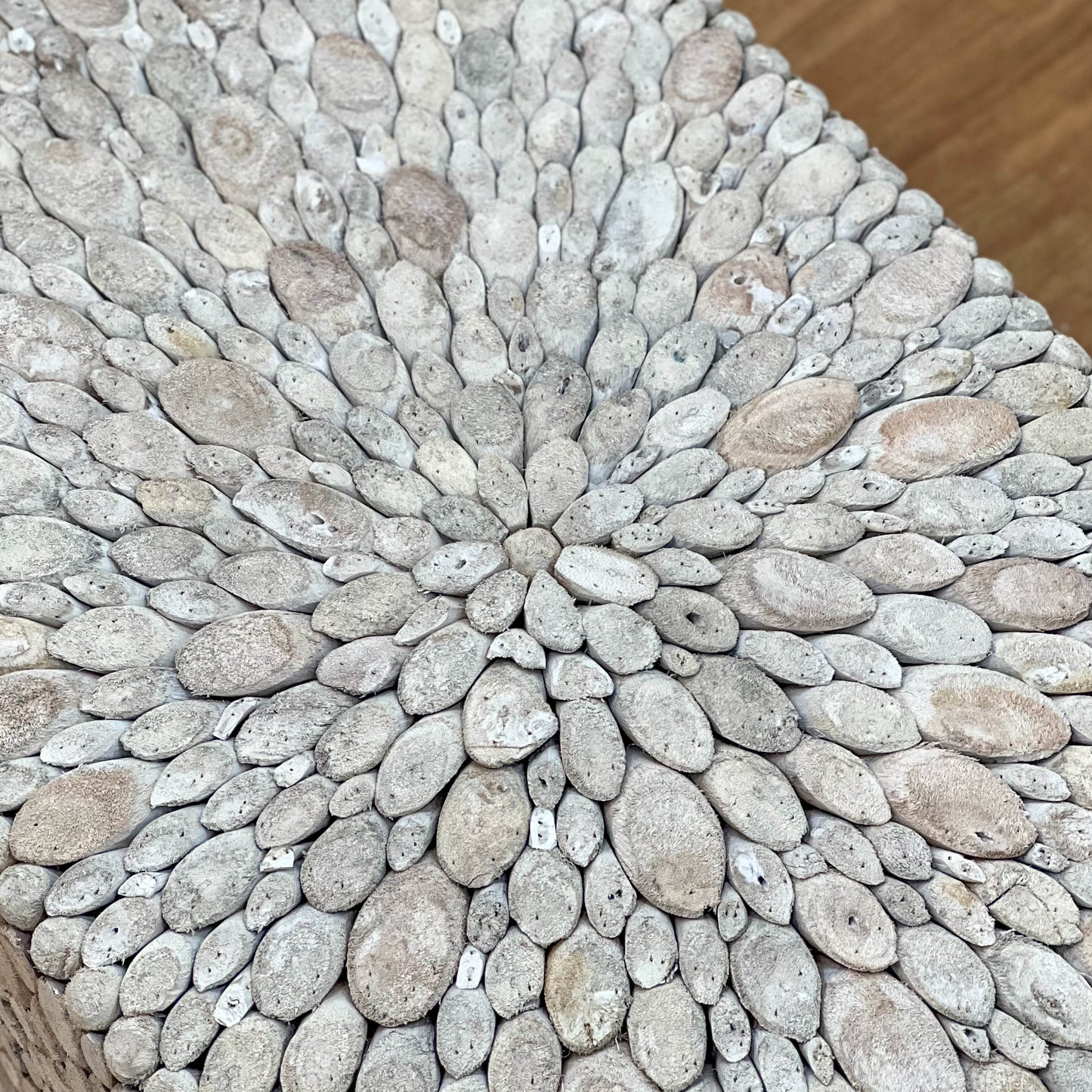 Coral Hourglass Coffee Table