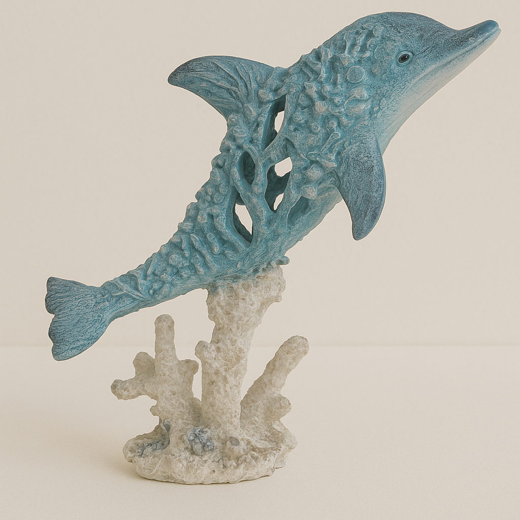 Coral Texture Dolphin