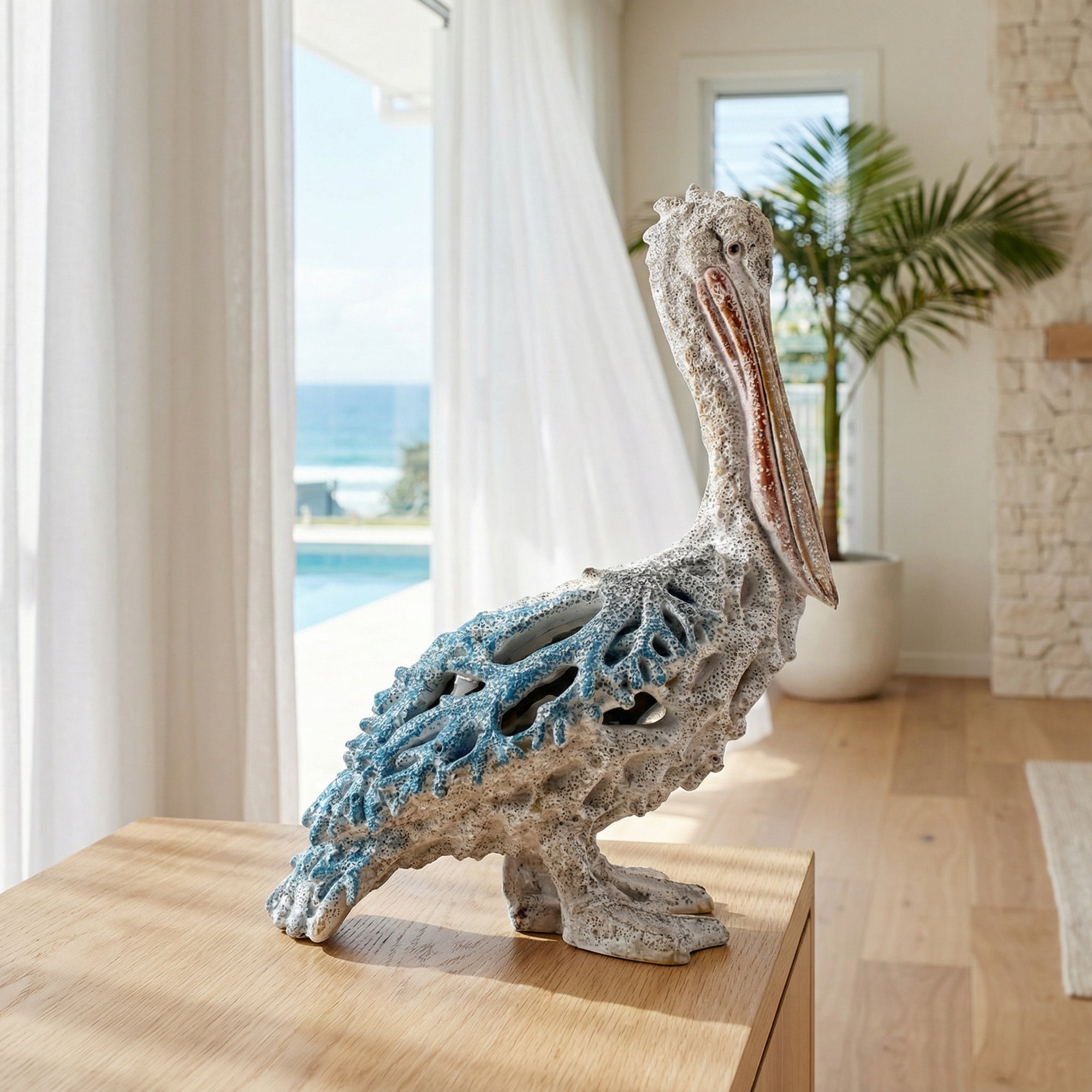 Coral Texture Pelican