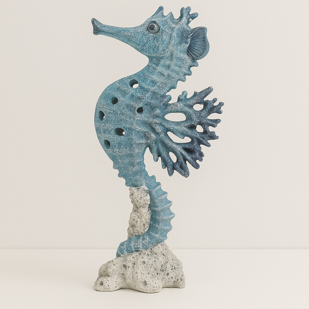 Coral Texture Seahorse