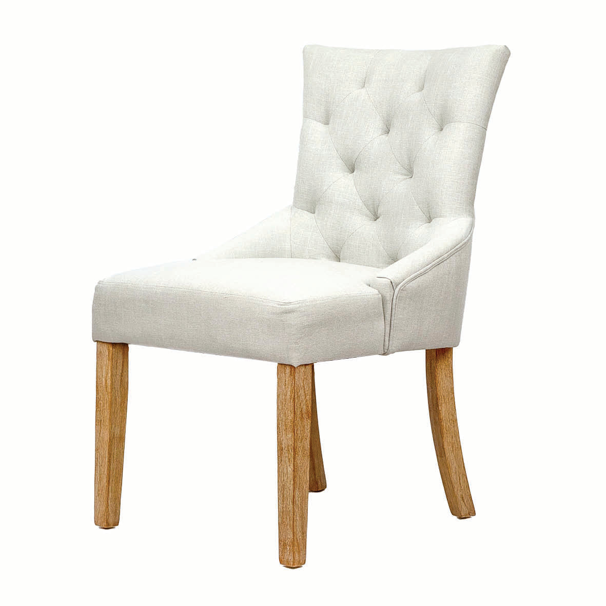 Neutral Wingback Chair