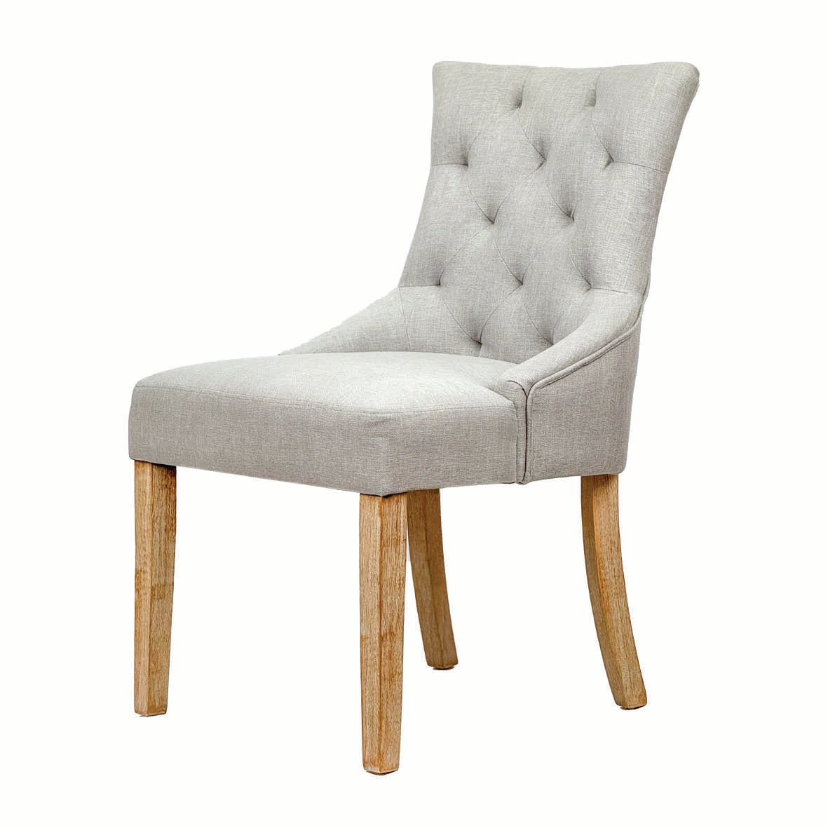 Grey Wingback Chair