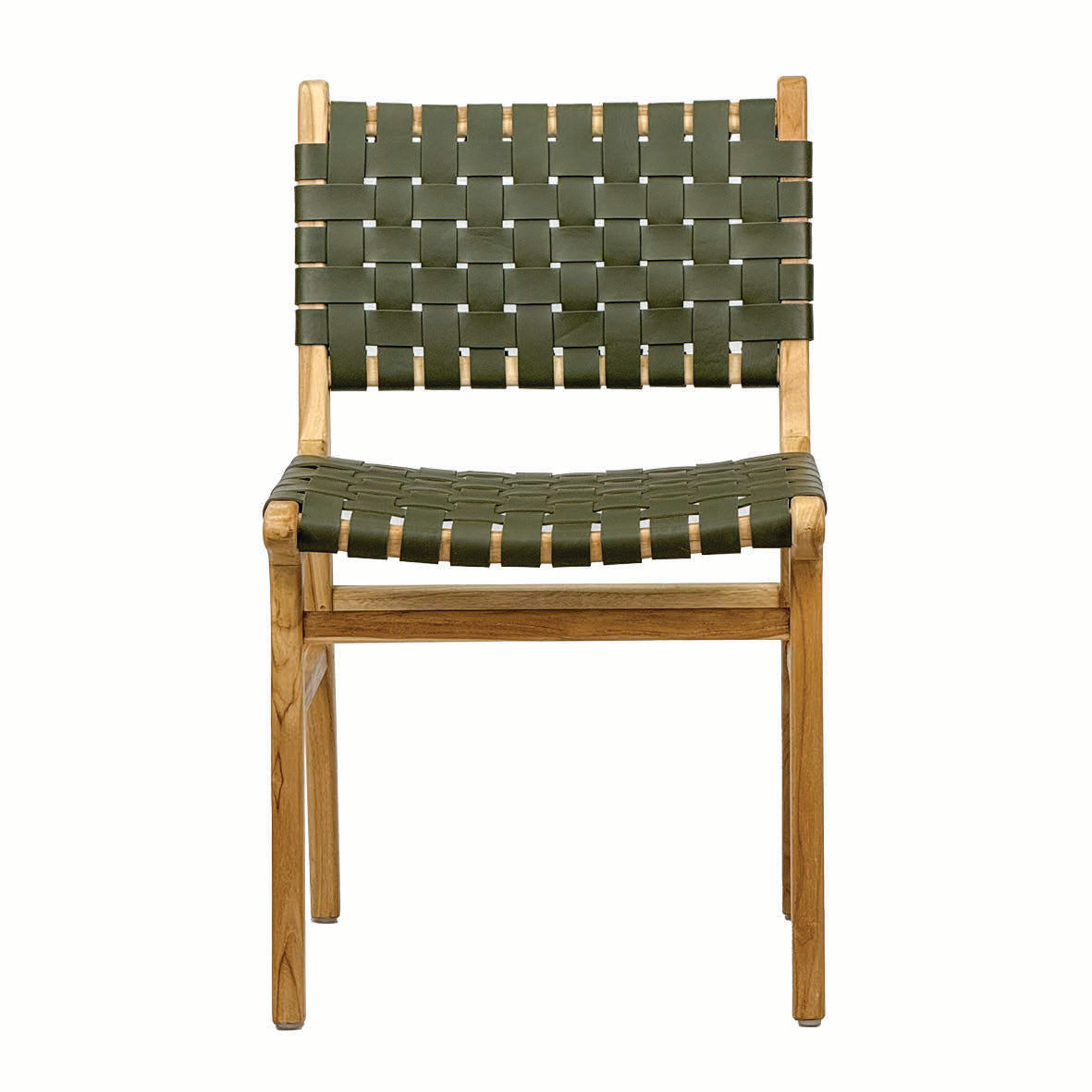 Miami Green Leather Chair