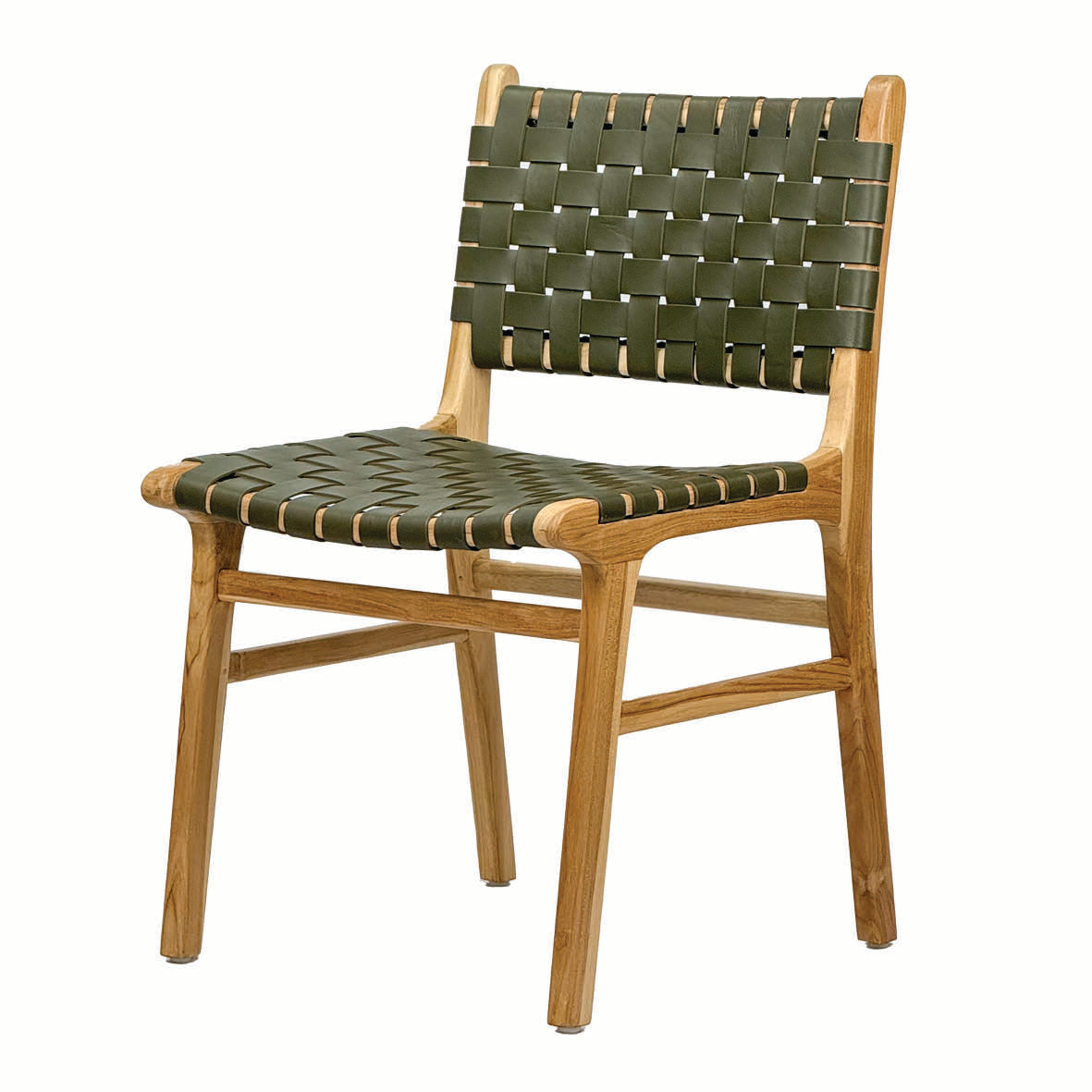 Miami Green Leather Chair