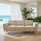 Easton 3 Seater Bone