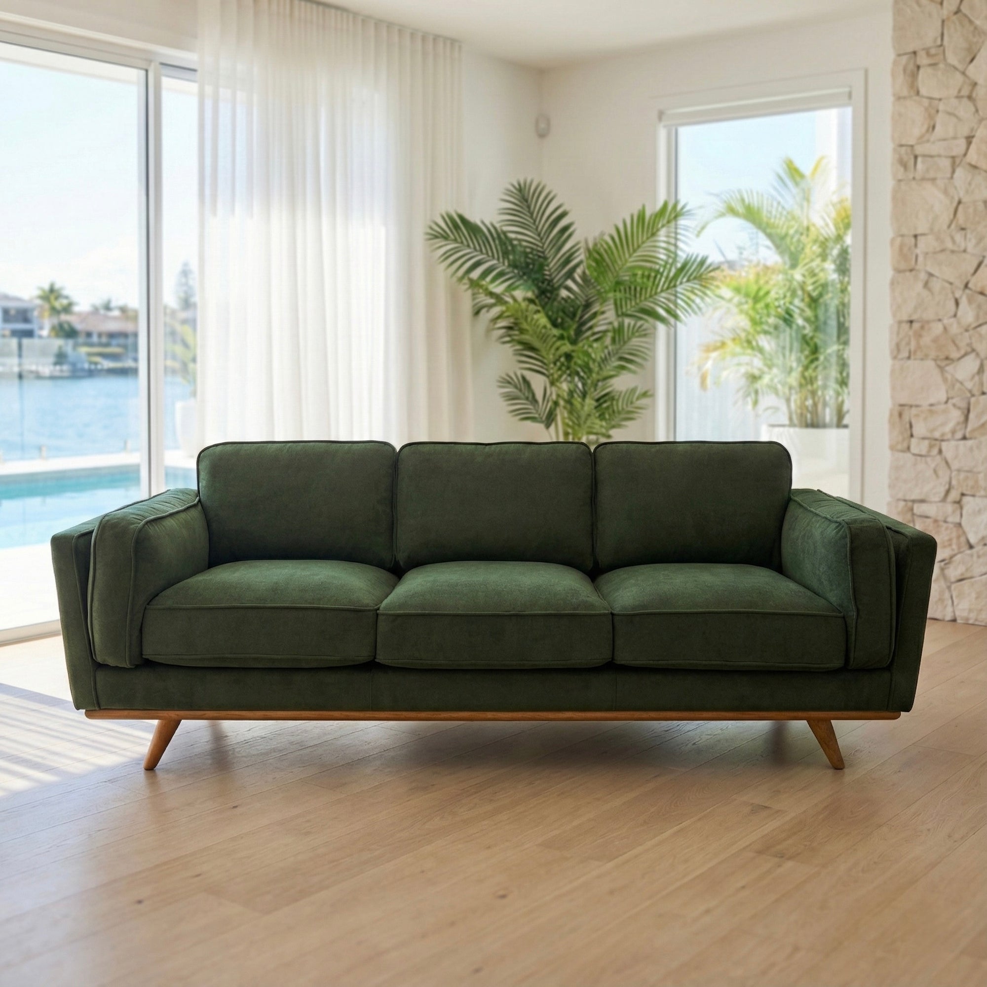 Easton 3 Seater Forest