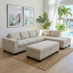 Brighton Chaise Lounge + Ottoman (Sand)