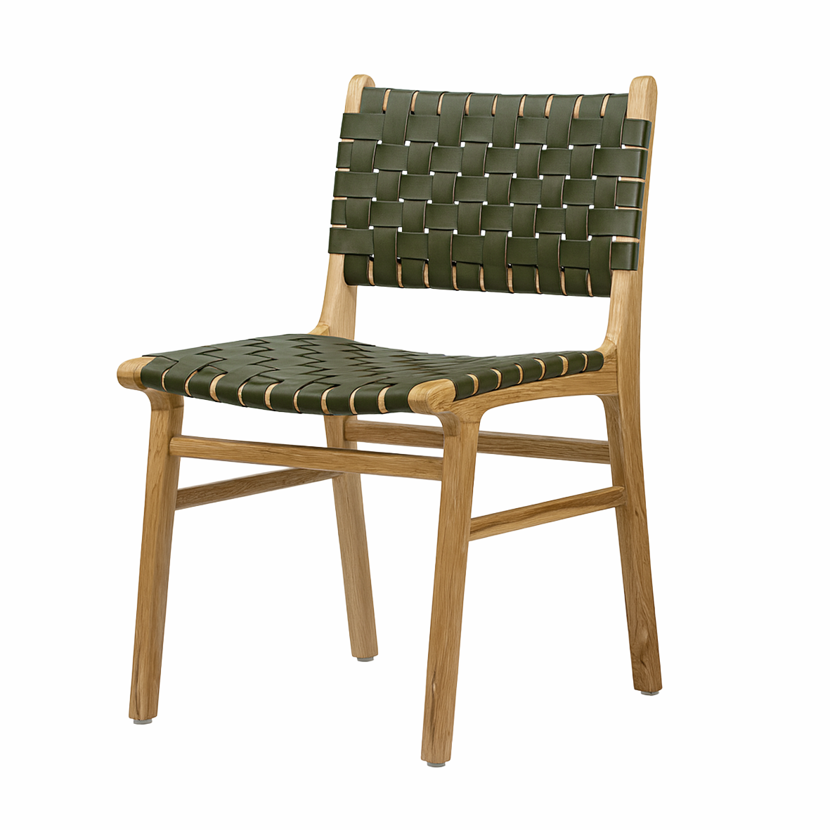 Miami Green Leather Chair
