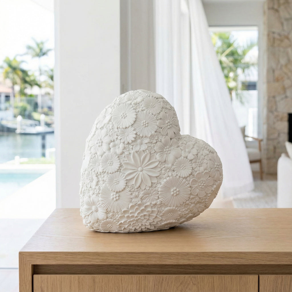 Large Floral Heart