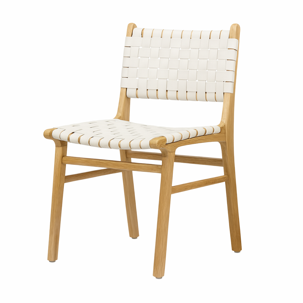 Miami White Leather Chair