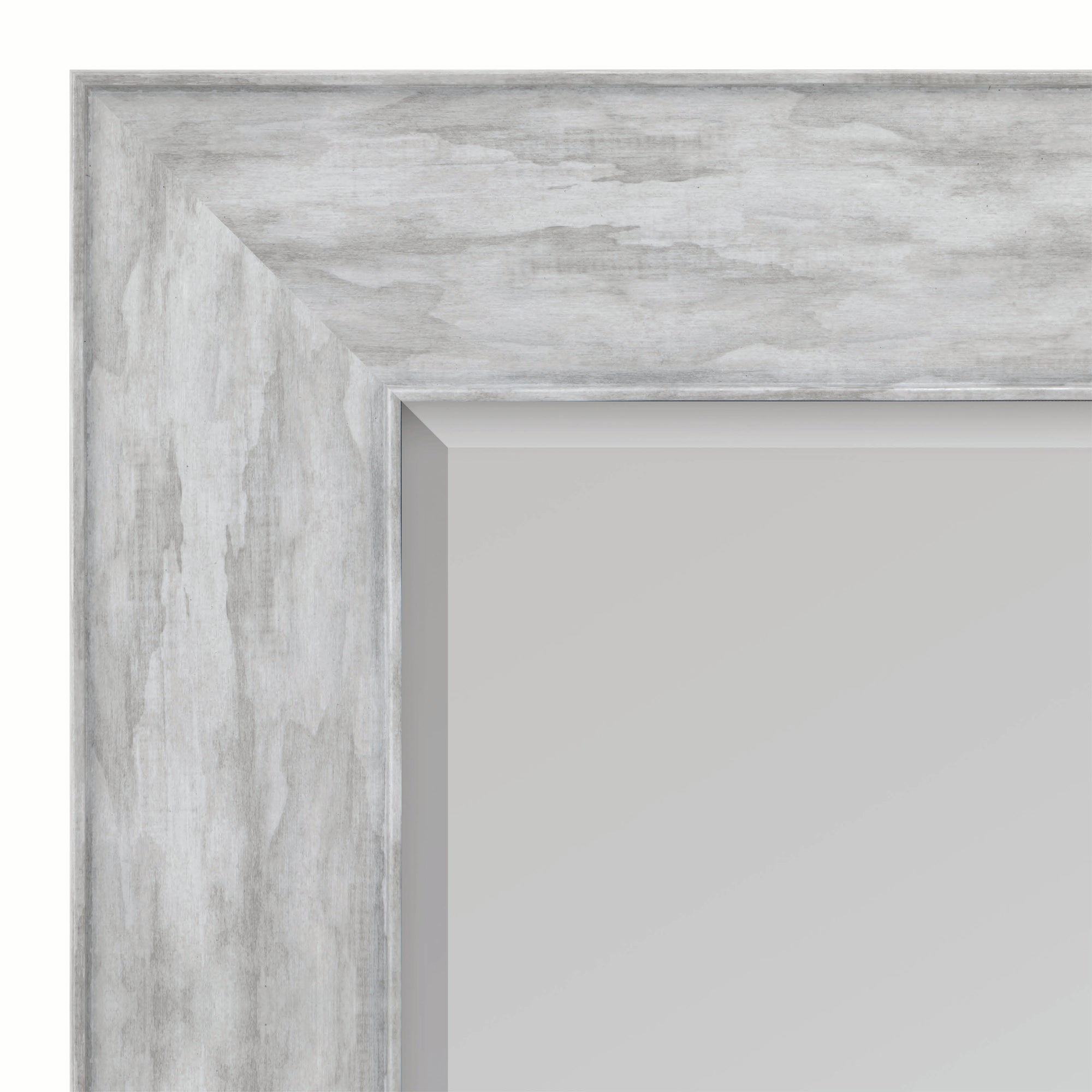 Large Grey Wash Mirror