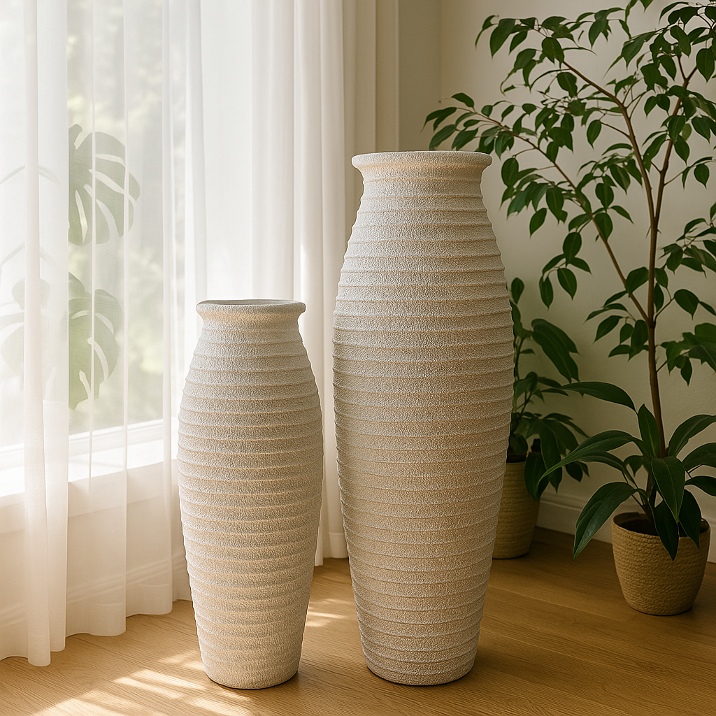 Moreno Pot (White Wash Grey)