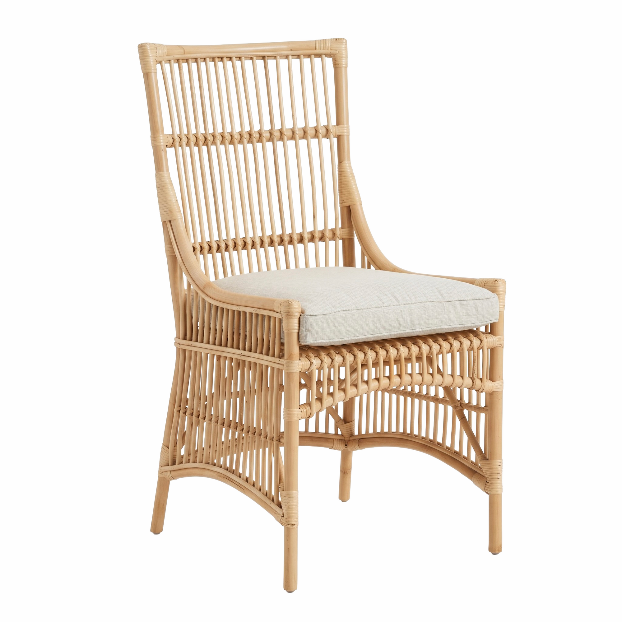 Natural Rattan Beach Chair