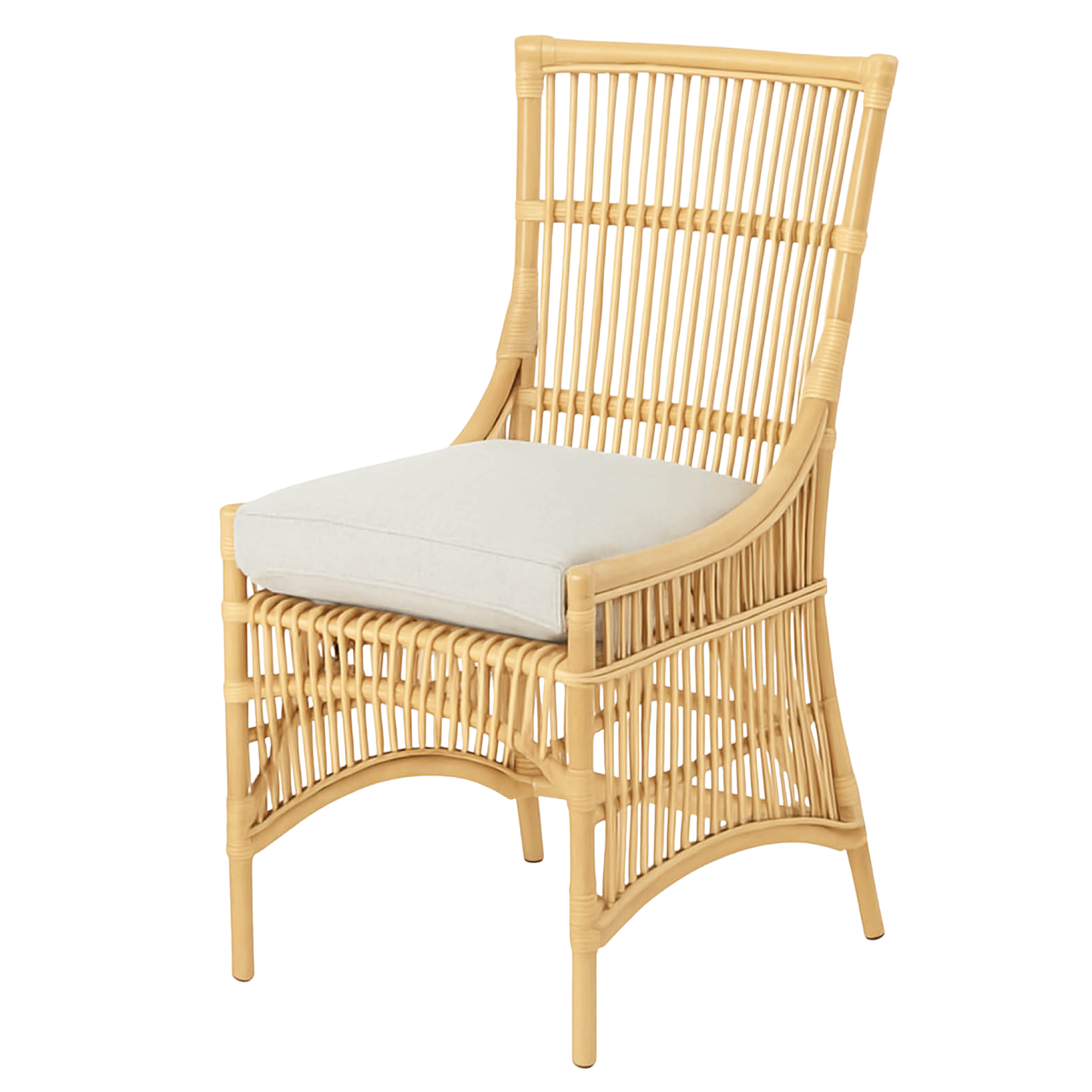 Natural Rattan Beach Chair