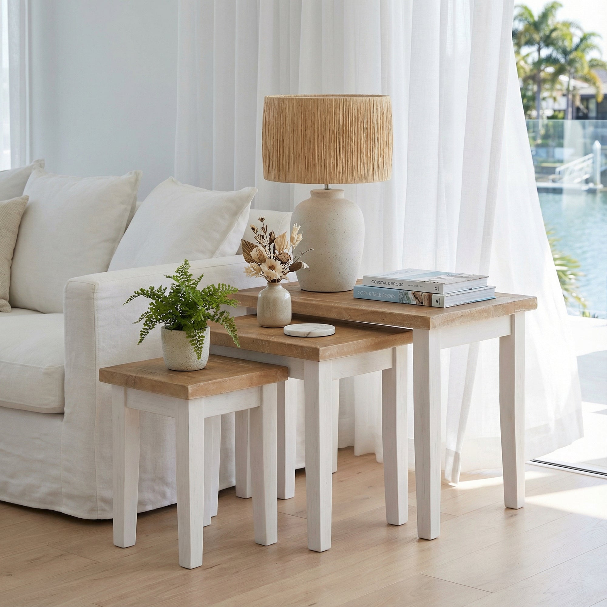 Beach House Nest of Tables