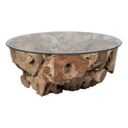 Teak Root Round Coffee Table