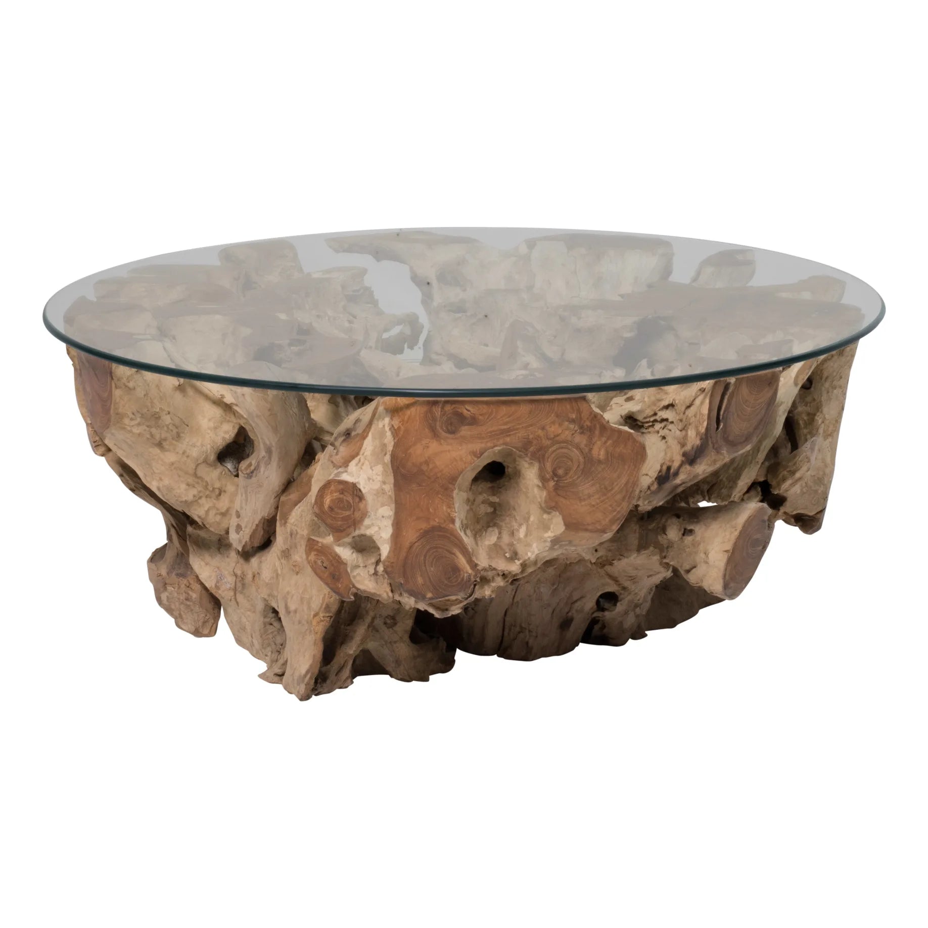 Teak Root Round Coffee Table