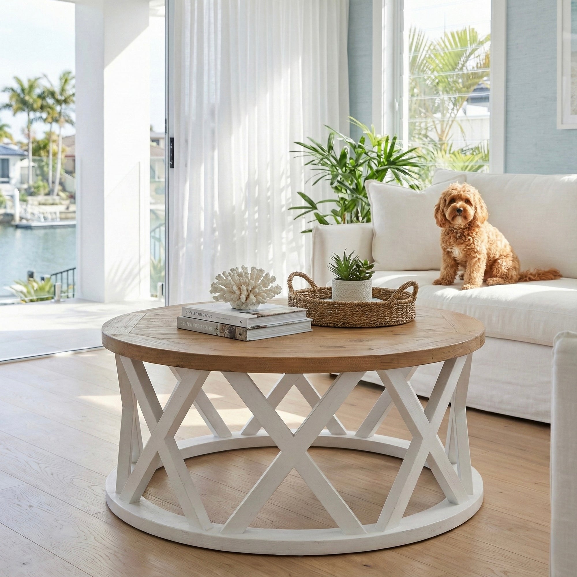Beach House Round Coffee Table
