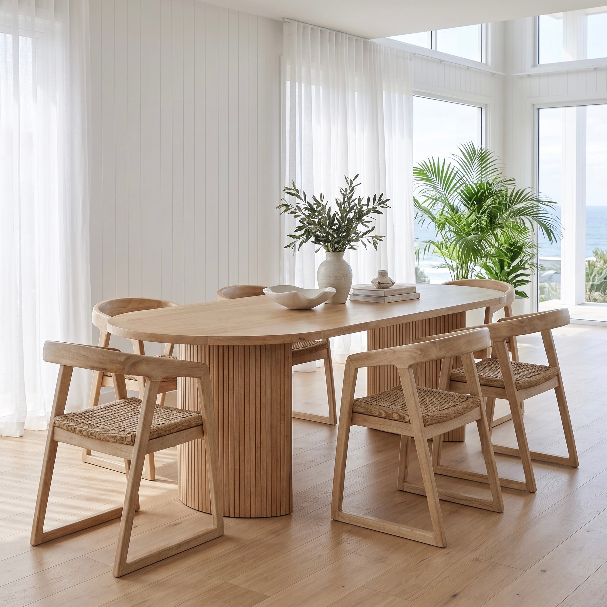 Burleigh Small Fluted Dining Table