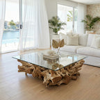 Teak Root Square Coffee Table
