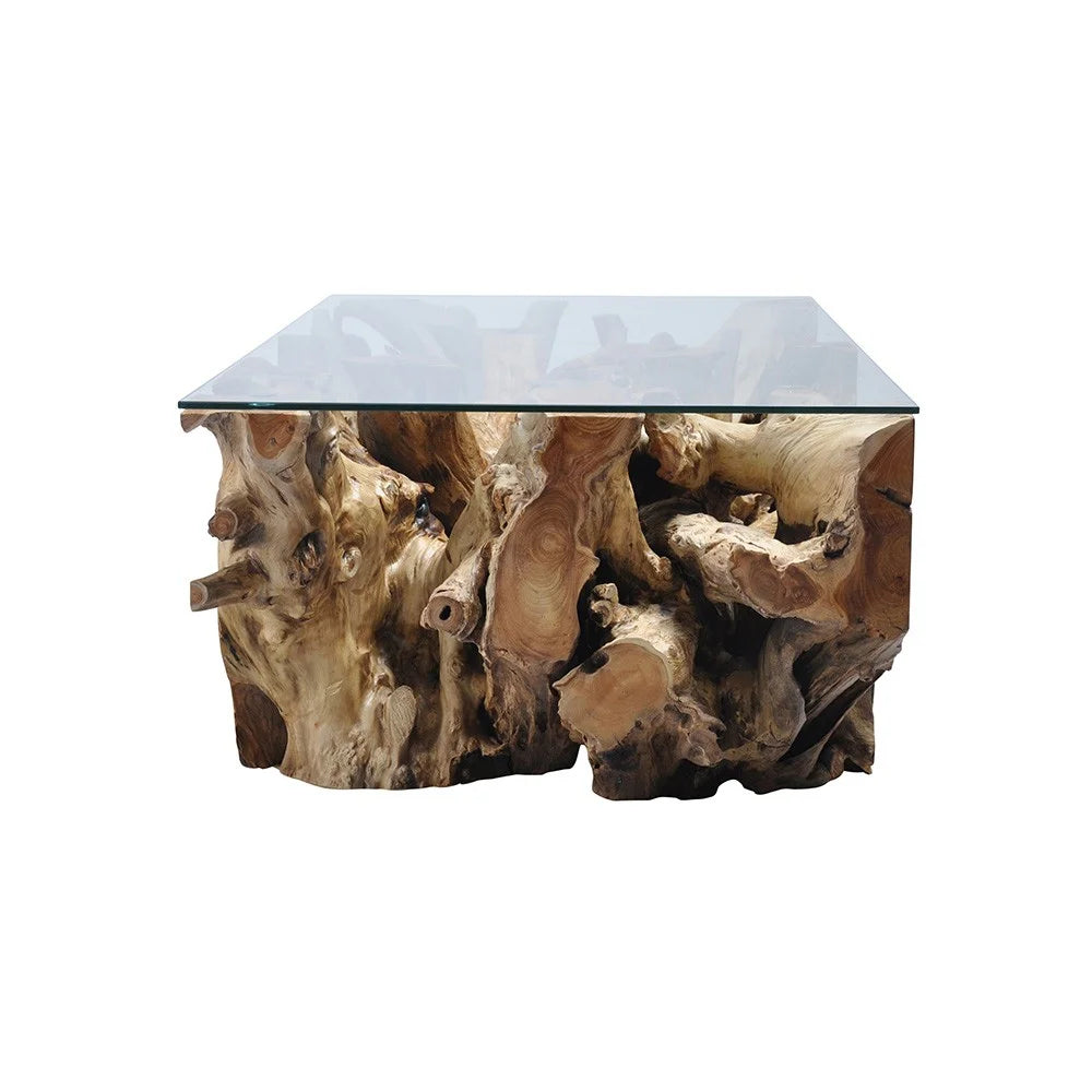Teak Root Rectangle Coffee Table